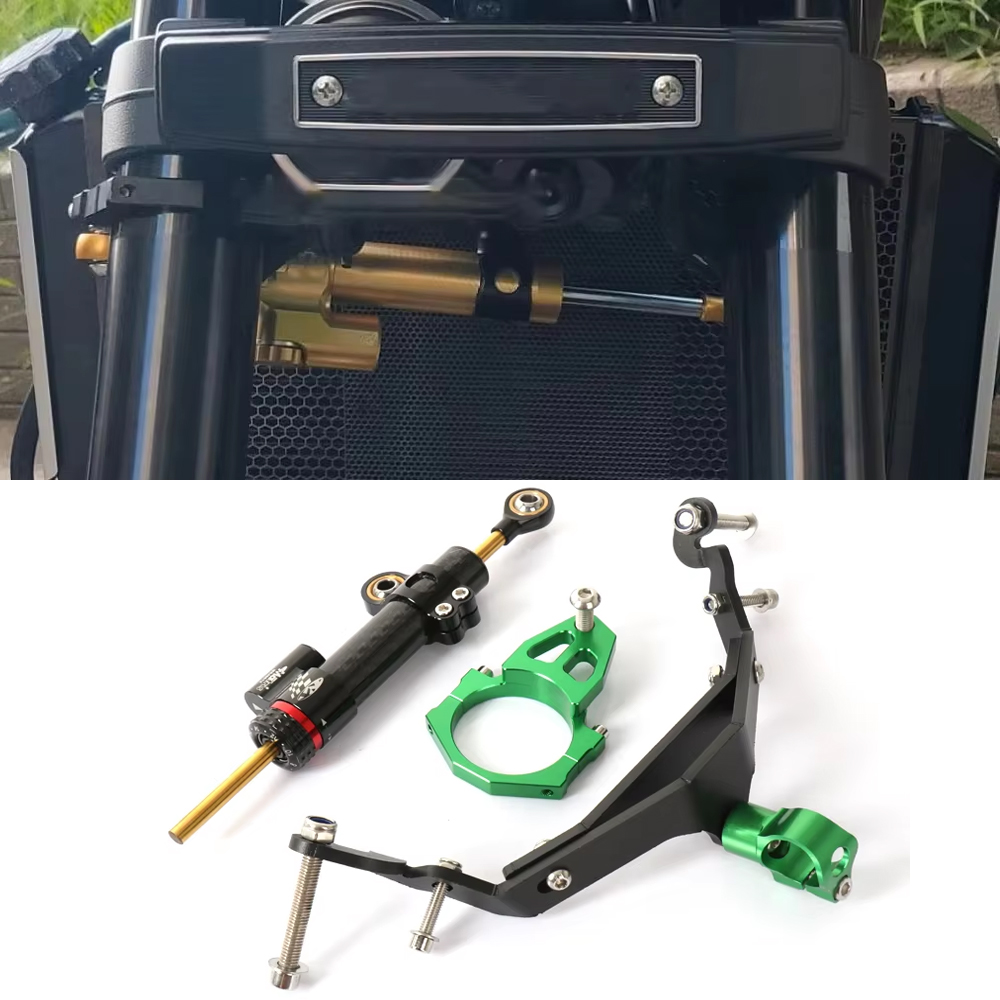Steering Damper Stabilizer Kit Cnc - Kit de support d'amortisseur de stabilisateur